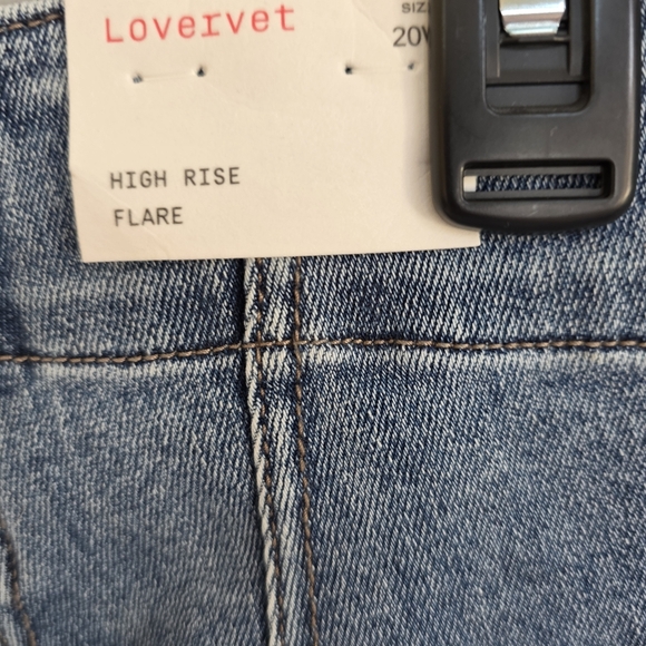 Vervet 'Lovervet' Women's High Rise Jeans Size 20W Ava Lane Boutique Exclusive - Picture 6 of 11